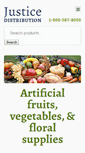 Mobile Screenshot of justicedistribution.com